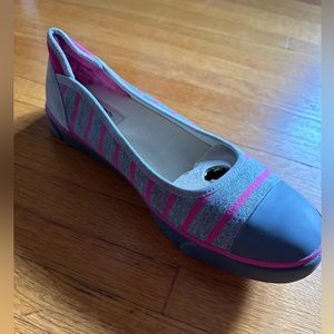 Ugg Neema Grey & Pink Platform Shoes, Women’s size 11, NIB